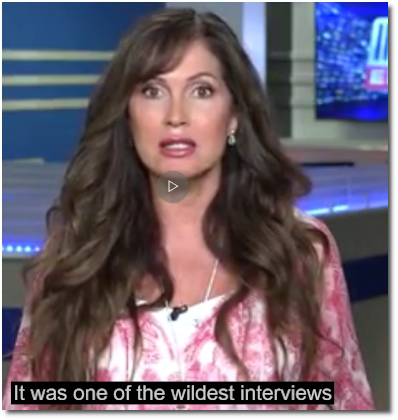 Lisa Guerrero of Inside Edition says that her 10-min interview with Copeland was one of the wildest ever (7 June 2019)
