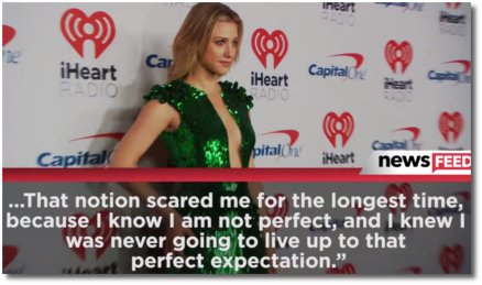 Lili Reinhart speaks to being saddled with unrealistic expectations (Aug 2018)